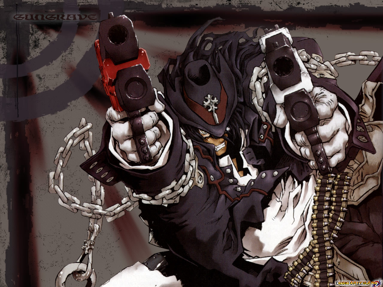 , gun, grave